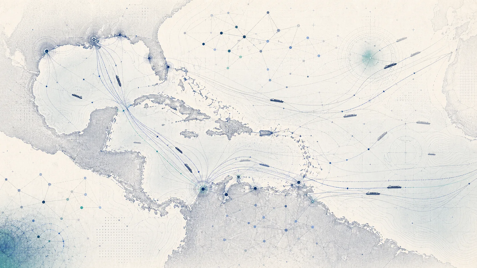 Abstract maritime operating picture representing the nextgen intelligence platform